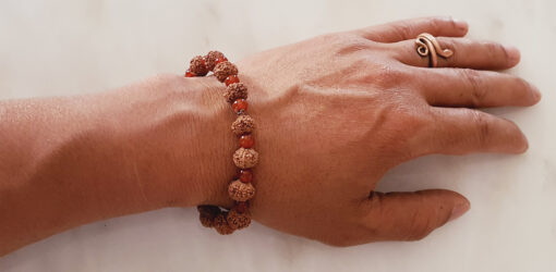 Rudra India : Religious, Yoga, Spiritual and Wellness Products Store. 7  Face (Mukhi) Rudraksha Beads Bracelet : Healing Bracelet, 7 Face (Mukhi)  Rudraksha Beads Bracelet