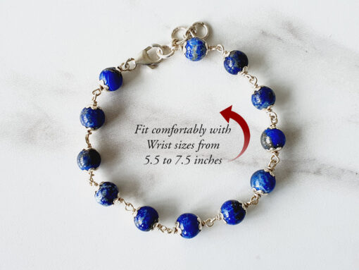 Lapis Lazuli Bracelet - Women Bracelet by Talisa Jewelry