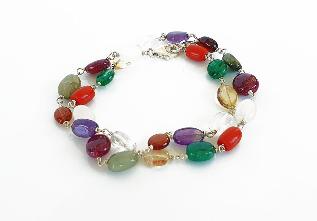 Navratna Stone Bracelet | Kabras' Jewels