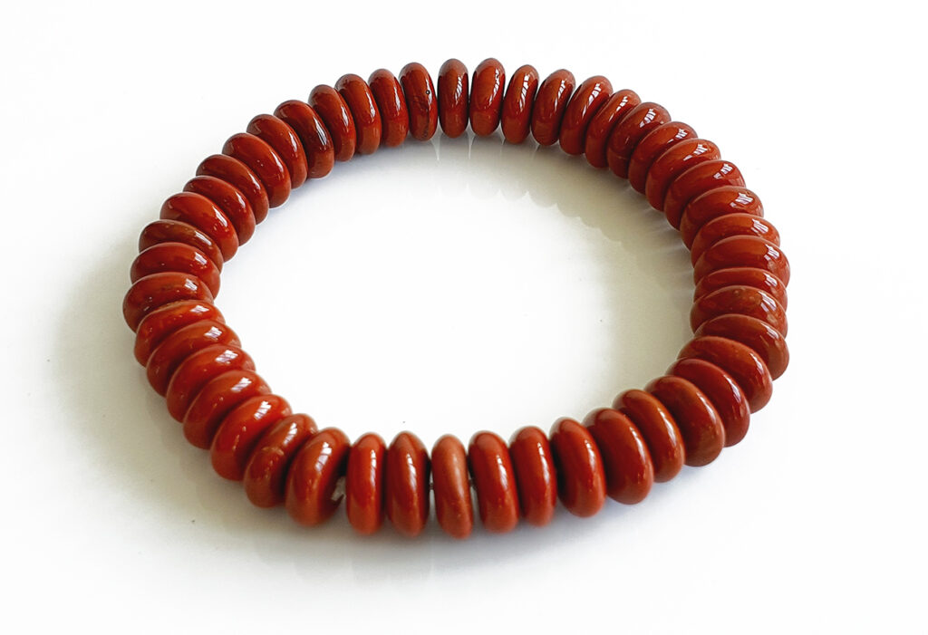 Red Jasper Bracelet (Genuine, 8mm) | Otter Spirit | Natural Gemstones